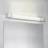 WallCeiling Quasar IP44 LED 10,5W 700mm Chrome/Blanc 230V métal/acr...