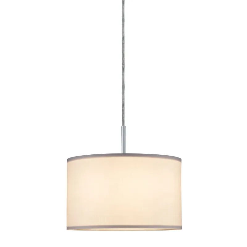 DecoSystems abat-jour en tissu Tessa blanc max. 50 W Diamètre 25 cm