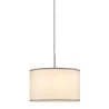 DecoSystems abat-jour en tissu Tessa blanc max. 50 W Diamètre 25 cm