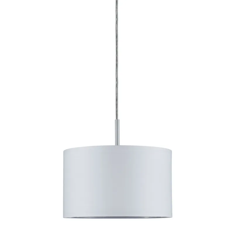 DecoSystems abat-jour en tissu Tessa blanc max. 50 W Diamètre 25 cm