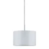 DecoSystems abat-jour en tissu Tessa blanc max. 50 W Diamètre 25 cm