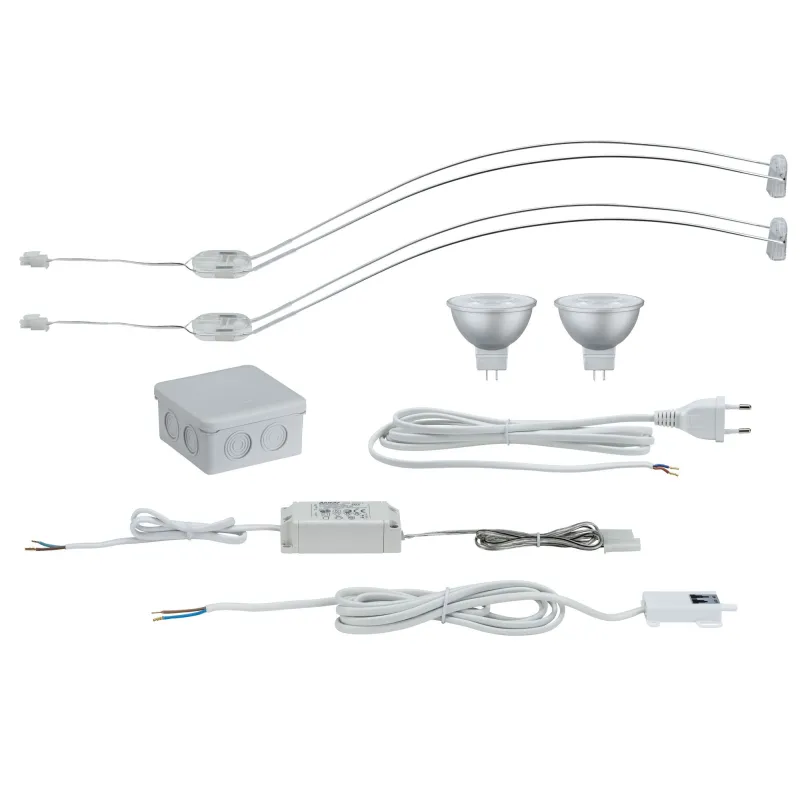 Galeria Assistent II LED 2x4W GU5,3 Chrome 230/12V Métal - Pas cher