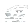 Galeria Assistent II LED 2x4W GU5,3 Chrome 230/12V Métal - Pas cher