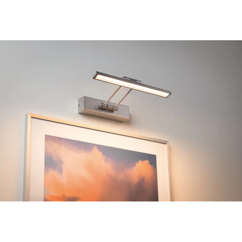 Galeria LED luminaires pour tableau Beam Thirty 5W Nickel brossé/Ch...