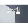 Éclairage de miroir LED Galeria Simplo acier brossé fourni avec ampoule 1x5,3 W GU10