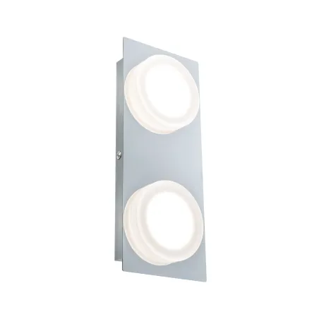 LED IP23 applique plafonnier Doradus 2x4,7W chrome 230 V Métal/plastique