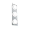 LED IP23 applique plafonnier Doradus 3x4,7W chrome 230 V Métal/plastique