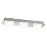 LED IP23 applique plafonnier Doradus 3x4,7W chrome 230 V Métal/plastique