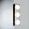 LED IP23 applique plafonnier Doradus 3x4,7W chrome 230 V Métal/plastique