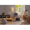 Liska Plafonnier Alva max 3x20W Bois/Métal - Pas cher