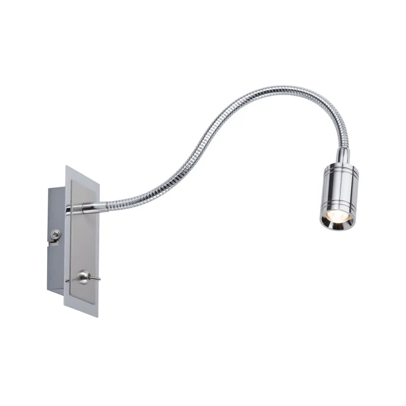 miroir  Zylindro lampe de lecture 1x3W LED chrome 230V DC 700mA Métal