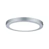 Panneau LED WallCeiling Atria 220 mm 18,5W Chrome mat 230 V plastiq...