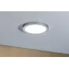 Panneau LED WallCeiling Atria 220 mm 18,5W Chrome mat 230 V plastiq...