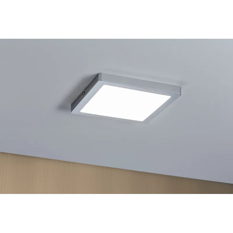 Panneau LED WallCeiling Atria 220x220 mm 16W 4000K Chrome mat 230 V...