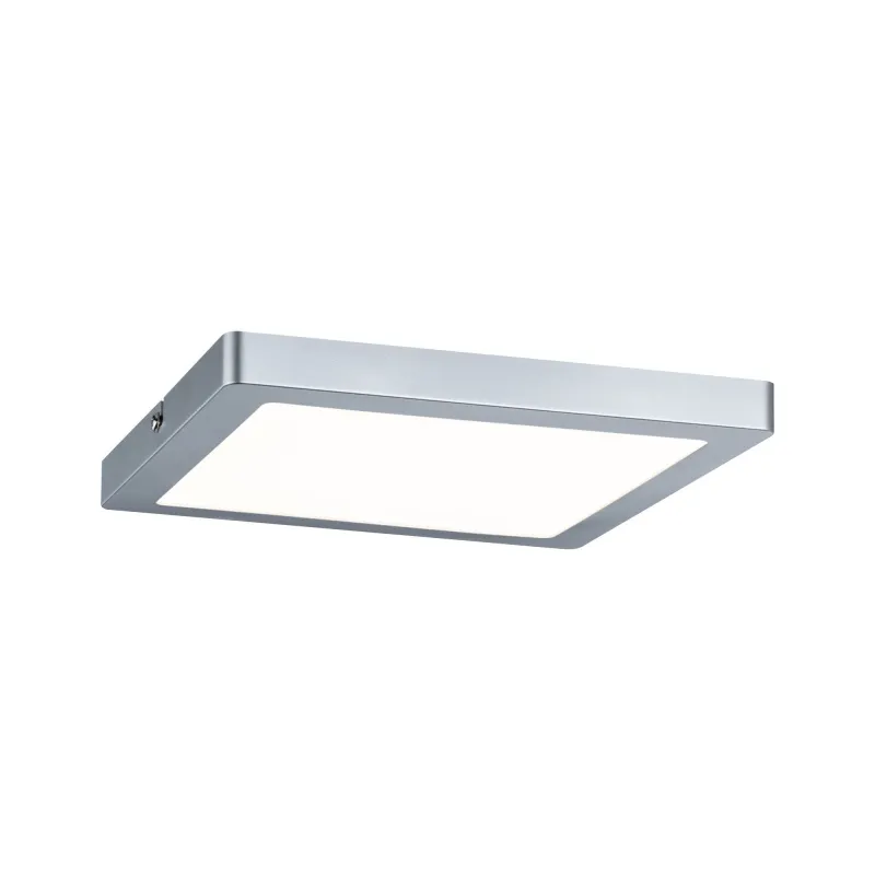 Panneau LED WallCeiling Atria 220x220 mm 20W chrome mat 230V plasti...