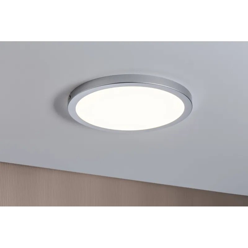 Panneau LED WallCeiling Atria 300 mm 22W Chrome mat 230 V plastique...