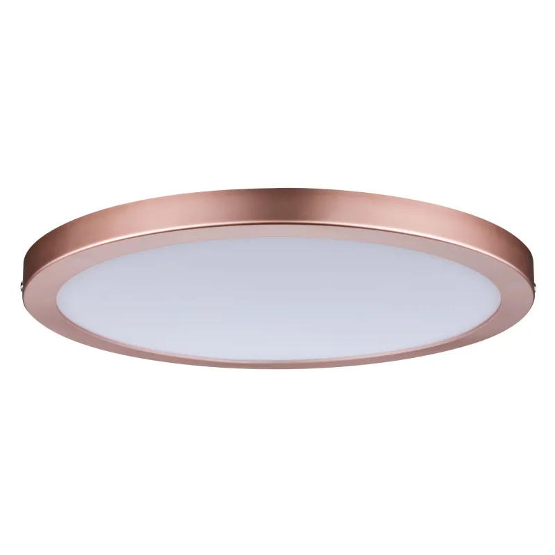Panneau LED WallCeiling Atria 300 mm 22W Or rose 230 V plastique - ...