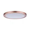 Panneau LED WallCeiling Atria 300mm 19W 4000K Or rose 230V plastiqu...