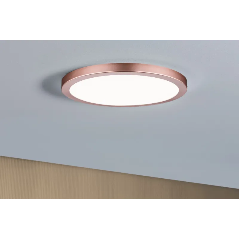 Panneau LED WallCeiling Atria 300mm 19W 4000K Or rose 230V plastiqu...