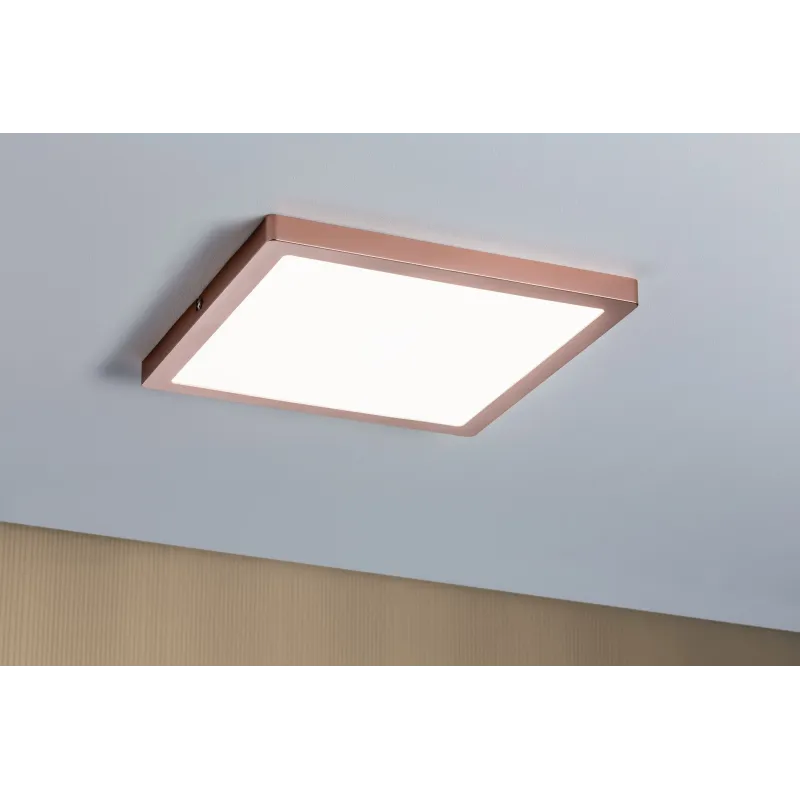 Panneau LED WallCeiling Atria 300x300 mm 20W 4000K Or rose mat 230 ...