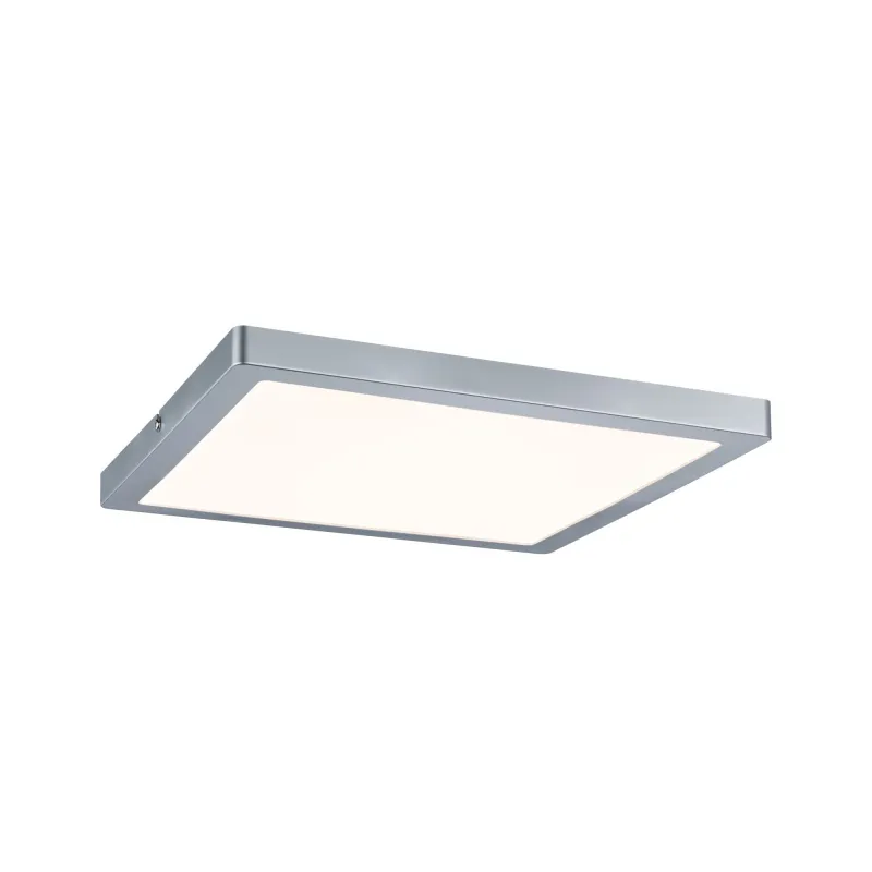Panneau LED WallCeiling Atria 300x300 mm 24 W chrome mat 230 V plas...