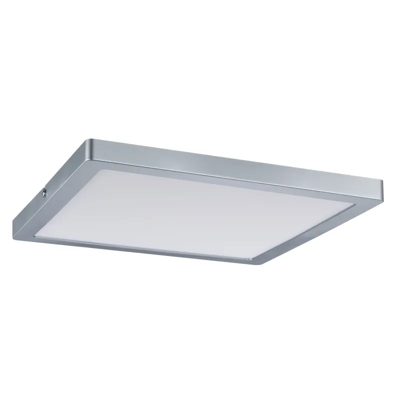 Panneau LED WallCeiling Atria 300x300 mm 24 W chrome mat 230 V plas...