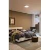Panneau LED WallCeiling Atria 300x300 mm 24 W chrome mat 230 V plas...