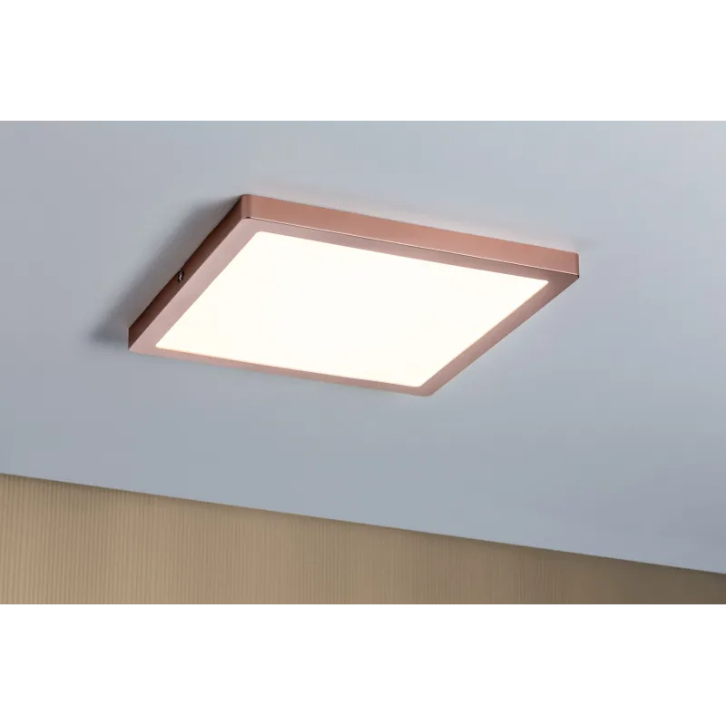 Panneau LED WallCeiling Atria 300x300 mm 24 W or rose 230 V plastiq...