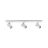 Spots à patère Zyli IP44 Max. 3x10W GU10 Blanc/chrome 230V métal - ...