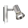 Spots Teja max. 1x10W GU10 Nickel satiné 230V Métal - Pas cher