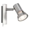 Spots Teja max. 1x10W GU10 Nickel satiné 230V Métal - Pas cher