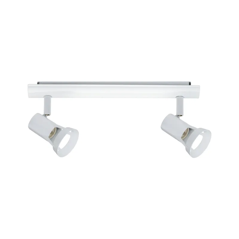 Spots Teja max. 2x10W GU10 Blanc 230V Métal - Pas cher