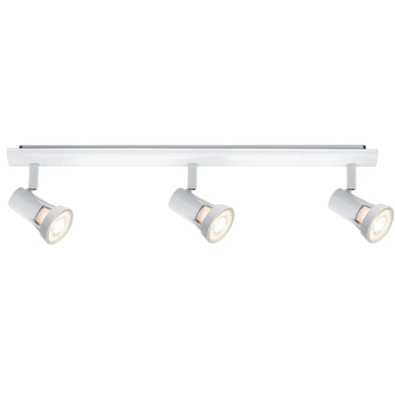 Spots Teja max. 3x10W GU10 Blanc 230V Métal - Pas cher
