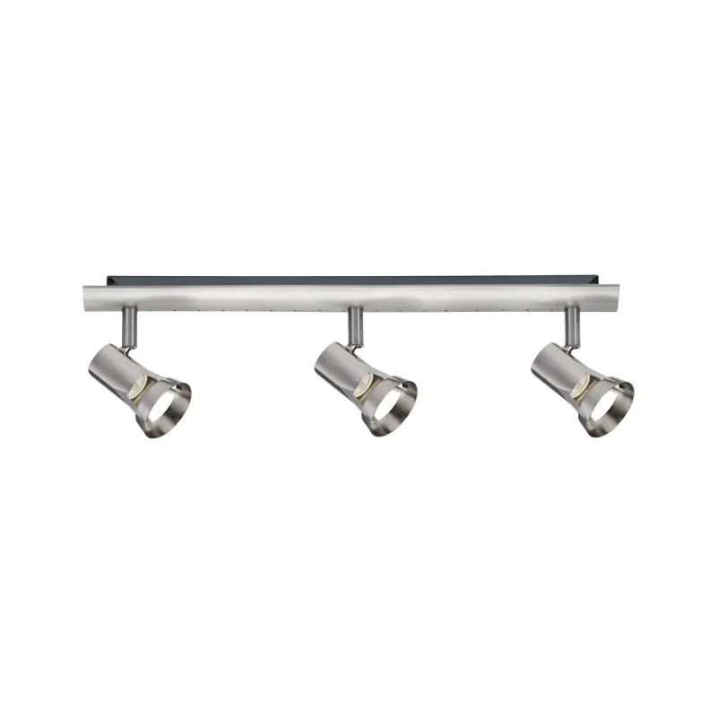 Spots Teja max. 3x10W GU10 Nickel satiné 230V Métal - Pas cher