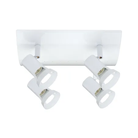 Spots Teja max. 4x10W GU10 Blanc 230V Métal - Pas cher