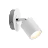 Spots Tube IP44 Max. 1x10W GU10 Blanc/chrome 230V métal - Pas cher
