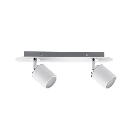 Spots Tube IP44 Max. 2x10W GU10 Blanc/chrome 230V métal - Pas cher