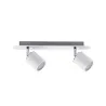 Spots Tube IP44 Max. 2x10W GU10 Blanc/chrome 230V métal - Pas cher