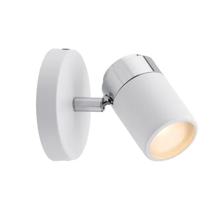 Spots Zyli IP44 Max. 1x10W GU10 Blanc/chrome 230V métal - Pas cher