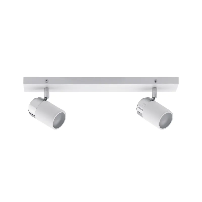 Spots Zyli IP44 Max. 2x10W GU10 Blanc/chrome 230V métal - Pas cher