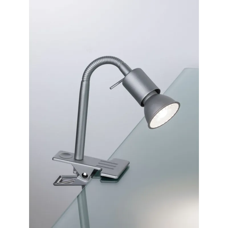 AS Spot à pince Finja Max. 1x35W GU10 Chrome - Pas cher