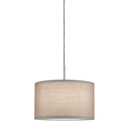 DecoSystems abat-jour en tissu Tessa gris clair max. 50 W Diamètre 25 cm 