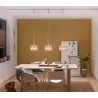 DecoSystems abat-jour en tissu Tessa caramel max. 50 W Diamètre 25 cm