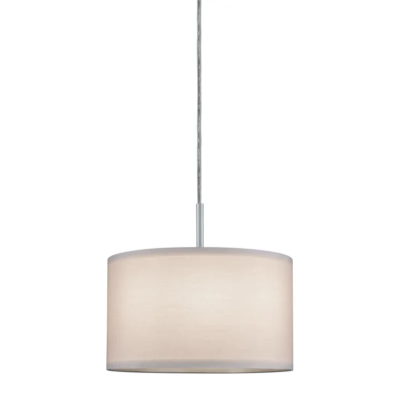 DecoSystems abat-jour en tissu Tessa crème max. 50 W Diamètre 25 cm