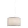 DecoSystems abat-jour en tissu Tessa crème max. 50 W Diamètre 25 cm