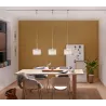 DecoSystems abat-jour en tissu Tessa crème max. 50 W Diamètre 25 cm