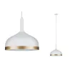 Neordic Embla suspension max 1x20W E27 Blanc/Or 230V Métal - Pas cher
