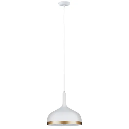 Neordic Embla suspension max 1x20W E27 Blanc/Or 230V Métal - Pas cher