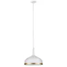 Neordic Embla suspension max 1x20W E27 Blanc/Or 230V Métal - Pas cher