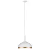 Neordic Embla suspension max 1x20W E27 Blanc/Or 230V Métal - Pas cher